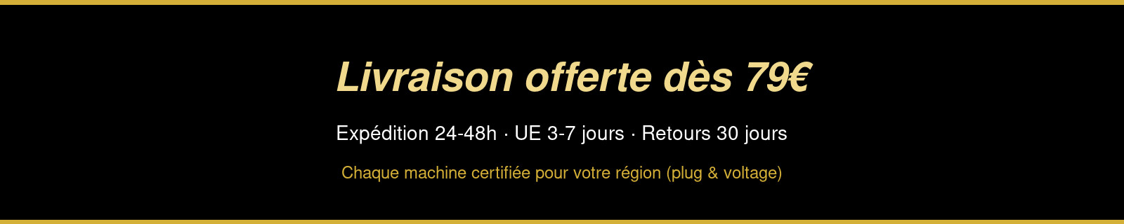 Livraison offerte dès 79€